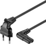 Goobay Cablu alimentare TV 3m Euro 90 grade la 2 pini 90 grade Goobay (97354) - cel