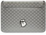 KARL LAGERFELD Saffiano Monogram Choupette case for a 14" laptop - silver (3666339170585) Geanta, rucsac laptop