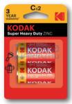 Kodak Super Heavy Duty Cink-Szén Féltartós (C / R14) Baby Elem (2db)
