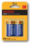 Kodak Max Alkáli Tartós (C / LR14) Baby Elem (2db)