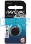 Rayovac CR2016 Lítium Gombelem
