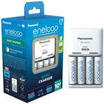 Panasonic Eneloop BQ-CC51 Ni-MH Akkumulátor Töltő + 4db 2000mAh (AA / R6) Ceruza Újratölthető Elem
