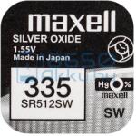 Maxell 335 / SR512SW Ezüst-Oxid Gombelem