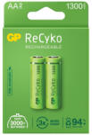 GP Batteries ReCyko 1300 1300mAh (AA / R6) Ceruza Újratölthető Elem / Ni-MH Akkumulátor (2db)