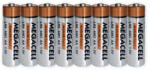 MegaCell Alkáli Tartós (AA / LR6 / MN1500) Ceruza Elem (8db)