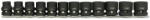 JBM SET 12 TUBULARE IMPACT 1/2" PROFIL REDUS 10, 11, 12, 13, 14, 15, 16, 17, 18, 19, 20, 21mm inaltime 28.2mm (53060)