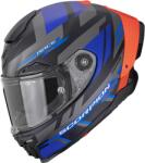 Scorpion Cască integrală pentru motocicletă Scorpion EXO-RACE Air Carbon Fury, negru mat-gri-albastru (SCRP161-571-417)