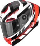 Scorpion Cască integrală pentru motocicletă Scorpion EXO-RACE Air Carbon Fury alb-argintiu-roșu (SCRP161-571-277)