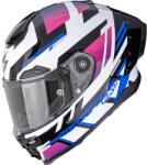 Scorpion Cască integrală pentru motocicletă Scorpion EXO-RACE Air Carbon Fury alb-roz-albastru (SCRP161-571-418)
