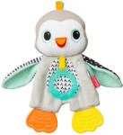 Infantino Jucarie de dentitie Cuddly, pinguin, 0 luni+ (140A0E)