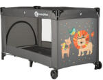 Petite & Mars Pătuț bebe pliabil Koot - Lion Grey 120x60 cm Leu gri (131367)