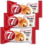7DAYS Double kakaós-vaníliás töltött croissant 3x80 g