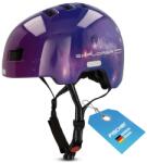 Fischer BMX Explorer Plus kerékpáros sisak, S/M méret (54-59 cm), fekete, integrált LED hátsó lámpával, Dirt Bike Helm