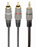 Gembird CABLU audio GEMBIRD stereo (3.5 mm jack la 2 x RCA), 1.5m, conectori auriti, "CCA-352-1.5M" (timbru verde 0.08 lei) (CCA-352-1.5M)