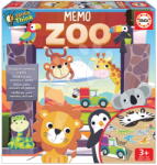 Educa Memóriajáték állatokkal és álarcokkal Memo Zoo Educa 2-4 játékosnak spanyol angol francia és portugál nyelveken 3 évtől EDU19975 (19975)