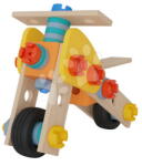 Eichhorn Fa építőjáték kismotor Construct Mini Bike Eichhorn 1 modell 47 drb 3 évtől (EH7002)