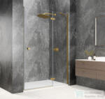 SAPHO GLOBE GOLD MATT nyíló ajtó 900 mm, jobbos, transzparent üveg (GB1090RG) (GB1090RG)