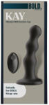 DreamToys Bold Kay Vibrátor Távirányítós Rezgő 7 mód 17, 5 cm Fekete