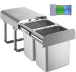 EKOTECH - Beépíthető hulladékgyűjtő EKKO 40 - 2x16 liter (90044100) - bonokonyhagepek