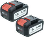 VHBW 2x Akkumulátor FLEX AP18/4.0-hoz, Li-Ion, 18 V, 4000 mAh (889010600)