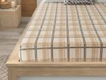  Cearsaf Cocolino microplus cu elastic PLAID 200x200 cm crem