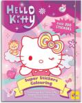 Lisciani Carte de colorat Hello Kitty cu autocolante - Lisciani (13331L)