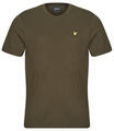 Lyle & Scott Rövid ujjú pólók Plain T-Shirt Zöld EU M
