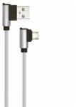  Cablu date/încărcare Generic Micro USB Diamond Edition 1m, incarcare rapida si transfer date, Universal - Argintiu (SKU-8636) - pcone