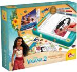 Lisciani Set de școală de desen Vaiana 2 cu planșetă de desen luminoasă - Lisciani (113347)