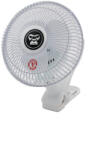 Gorilla Clip Fan 15W, kétsebességes csíptetős ventilátor, 15 cm