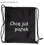 Pajacyk Hátizsák táska fekete Már péntek van (5901691943797)