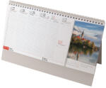 Realsystem Asztali naptár 320mmx155mm, Hegyek fehérlapok álló tartóval Realsystem 2027 (36654)