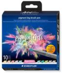 STAEDTLER Ecsetirón készlet, STAEDTLER "Pigment big brush 373", 10 különböző pasztell szín (TS373C102) - kecskemetirodaszer