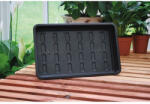 Garland tavă din plastic Midi Garden Tray 37.5x23x6 cm Culoare: Černá