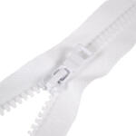 Takoy Fermoar plastic Sarah detașabil 5mm - alb 44 cm