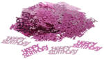 APAC Europe BV Konfetti, metál pink, Happy Birthday, 14 g
