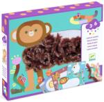 DJECO Wool and Velcro - Fluffy friends! - Bolyhos barátok gyapjúval és tépőzárral (DJ09128)