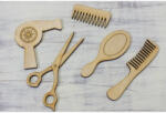  Natúr fa - Fodrász szett 5db/csomag - csinaldmagadshop