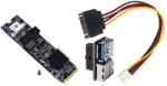 CN Usb 3.0 5 Gb/s vezérlőkártya Ngff M. 2 Key-m 2280 (sbc/router) (NGFF-KEY-M-USB30)