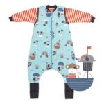 Slumbersac Sac de dormit cu picioruse si maneca lunga detasabila Pirate 110 cm + manseta 1.0 Tog