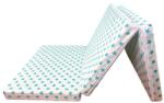 MyKids Saltea Pliabila Spuma Poliuretanica 120x60x5 cm - Light Blue Stars Saltea bebelusi