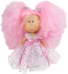 Nines D'Onil Papusa Nines D'Onil, Mia Candy, cu parul roz, cu articulatii, cu miros de vanilie, 30 cm (1201) Papusa