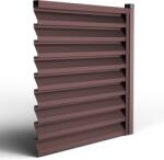 Top Profil Sistem Panou Gard Jaluzea ATLAS Mat Dublu RAL 8017 Maro 130 CM X 104, 5 CM H (28004)