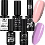 NTN Premium Classic French Körömlakk Szett 2x Hibrid lakk Ntn 5g Gél+ 2x Top (Zestaw do klasycznego french z topem matowym)