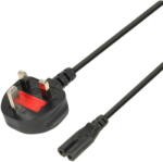 iBOX Euro 2-PIN Power Cable Audio-RTV VDE 1.8m UK Plug (IKZ3UK) - vexio
