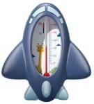 Flippy Termometru pentru Baie, Flippy, Plutitor, Rezistent la apa, Multifunctional, Model Avion, 11x10x4 cm, Albastru Termometru apa de baie