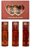Kevin&Coco Set 3 Luciuri de Buze, KevinCoco Be Mine Lip Gloss, Varianta B, 3 Nuante K4, K5, K6, Finisaj Lucios si Aspect Ingrijit al Buzelelor, Ambalaj Tip Cutie Cadou cu Fereastra, Roz