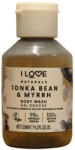 I Love Cosmetics Naturals tusfürdő, Tonka Bean & Myrrh, 125 ml