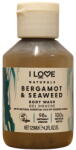 I Love Cosmetics Naturals tusfürdő, Bergamot & Seaweed, 125 ml