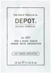 Depot Depot, 400 Shave Specifics No. 401, Nyugtató, Pre & Post Shaving Cream, 10 ml